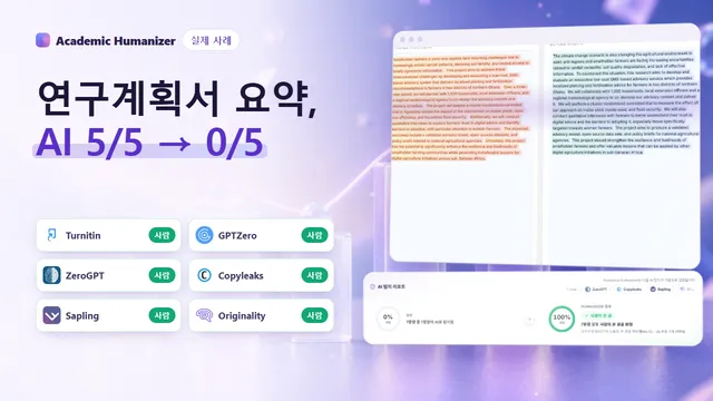 휴머나이징된 연구비 제안서를 검토하는 모습을 표현한 추상 일러스트, 과제 요약에 기간 표시를 되돌려 넣는 장면