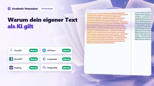 Abstrakte Illustration dazu, wie KI-Textdetektoren die Vorhersagbarkeit der Wörter in einem Satz bewerten