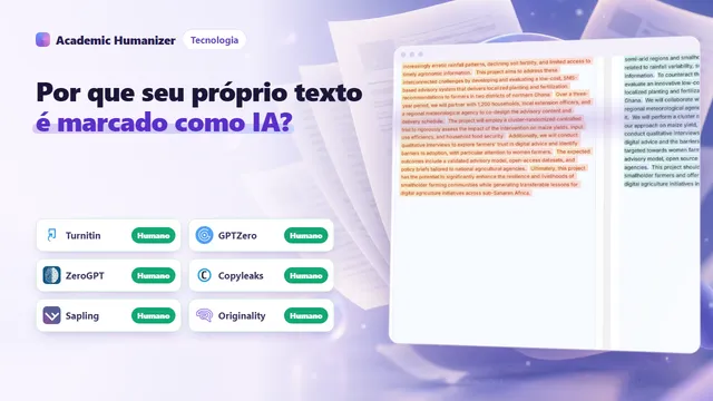 Ilustração abstrata de como os detectores de texto de IA pontuam a previsibilidade das palavras em uma frase
