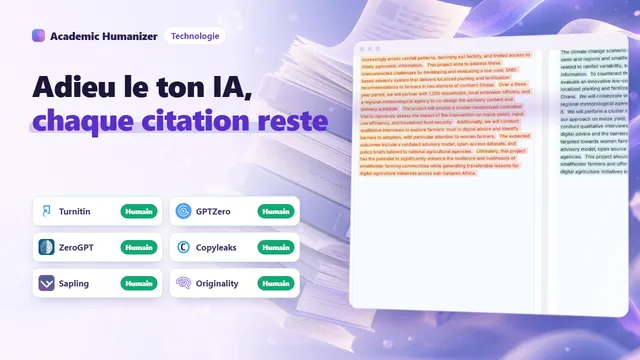 Illustration abstraite : citations, chiffres et nuances restent ancrés pendant qu'une phrase est réécrite