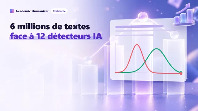 Illustration abstraite du benchmark RAID : de nombreux flux de texte généré passent devant une rangée de portiques de détection