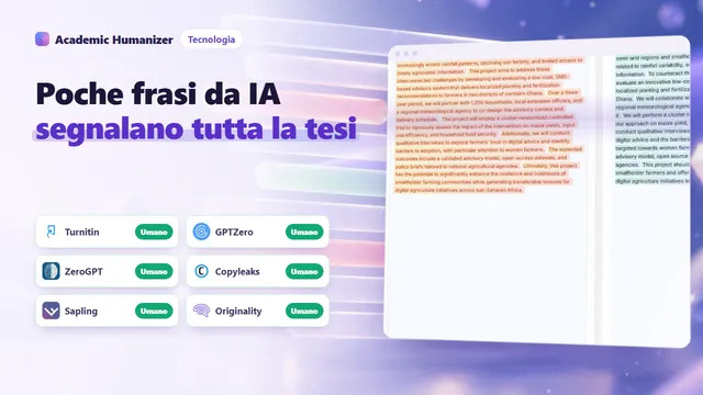 Illustrazione astratta sull'analisi di un paragrafo frase per frase, con alcune righe evidenziate
