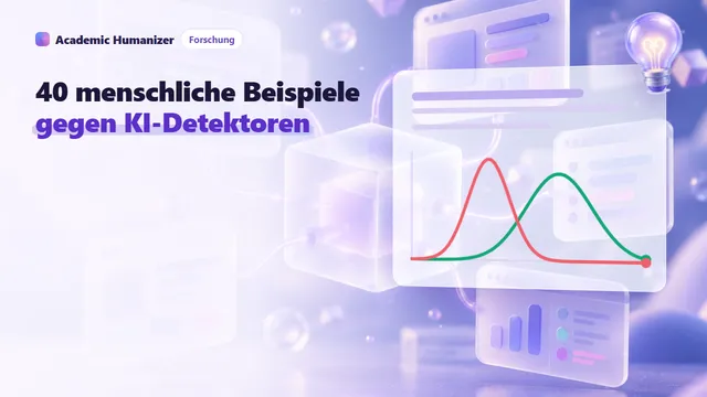 Abstrakte Illustration zum Umgehen von KI-Texterkennung: ein Sprachmodell studiert einige Beispielkarten und zeichnet eine Grenzlinie neu