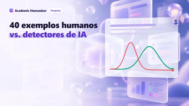 Ilustração abstrata sobre como driblar a detecção de texto de IA: um modelo de linguagem estudando alguns cartões de exemplo e redesenhando uma linha divisória