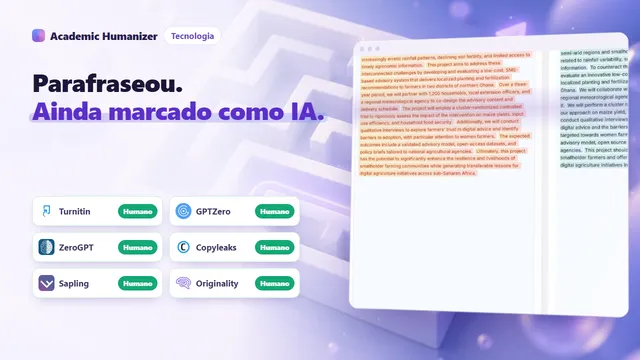 Ilustração abstrata sobre ferramentas de paráfrase trocando palavras enquanto o esqueleto da frase continua o mesmo